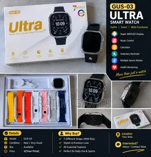 GUS-03 Ultra Smart Watch | New Condition | Box Available