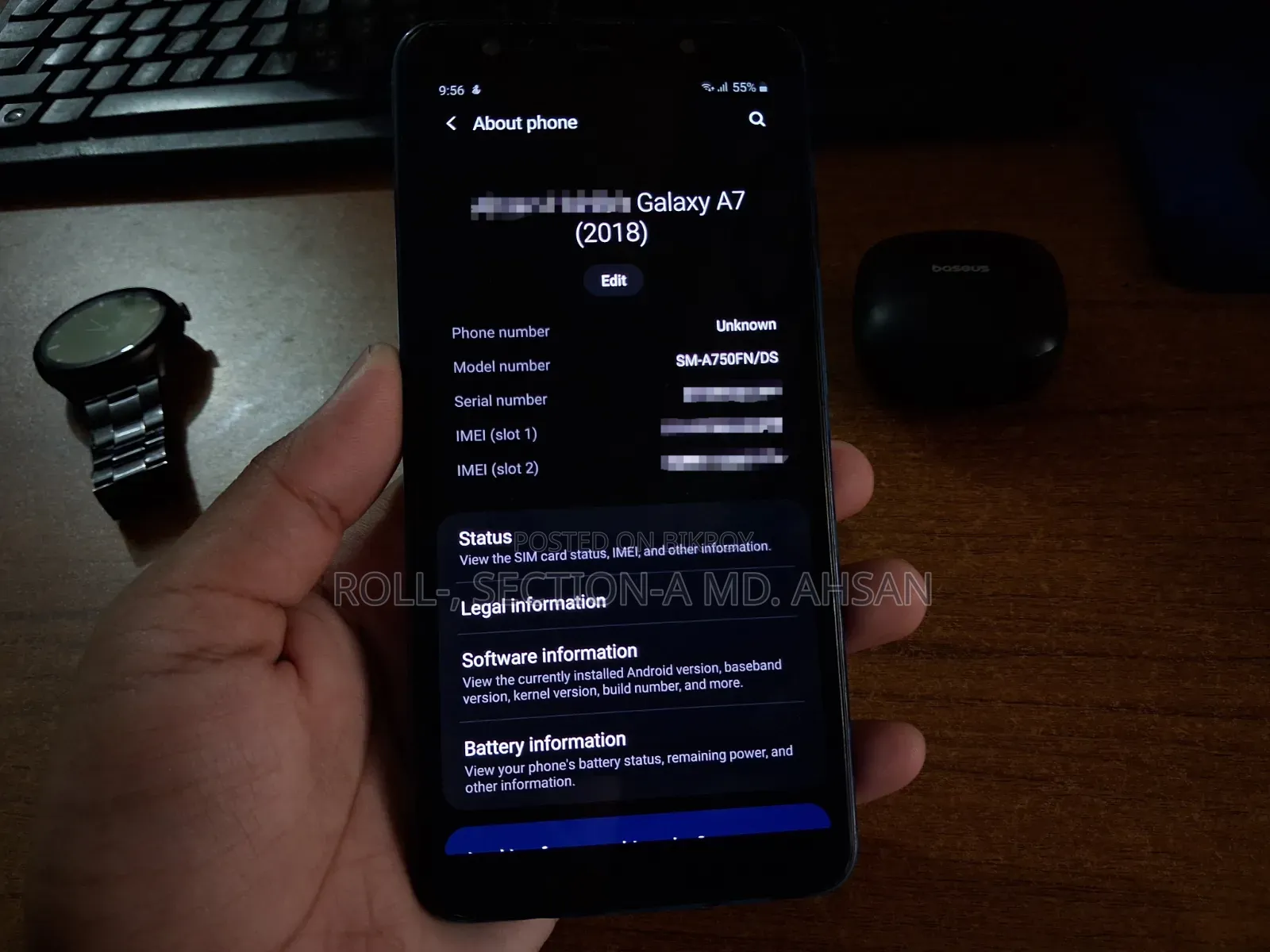 Samsung Galaxy A7 64 GB Blue