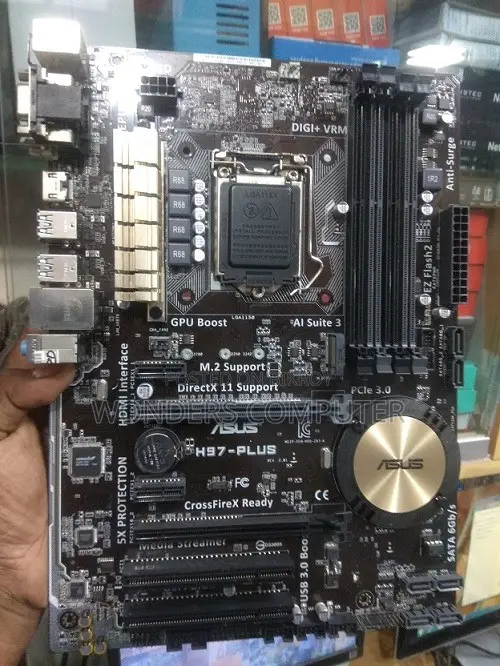 ASUS H97-Plus Hdmi USB 3.0 Atx Intel Motherboard With M.2 Slot