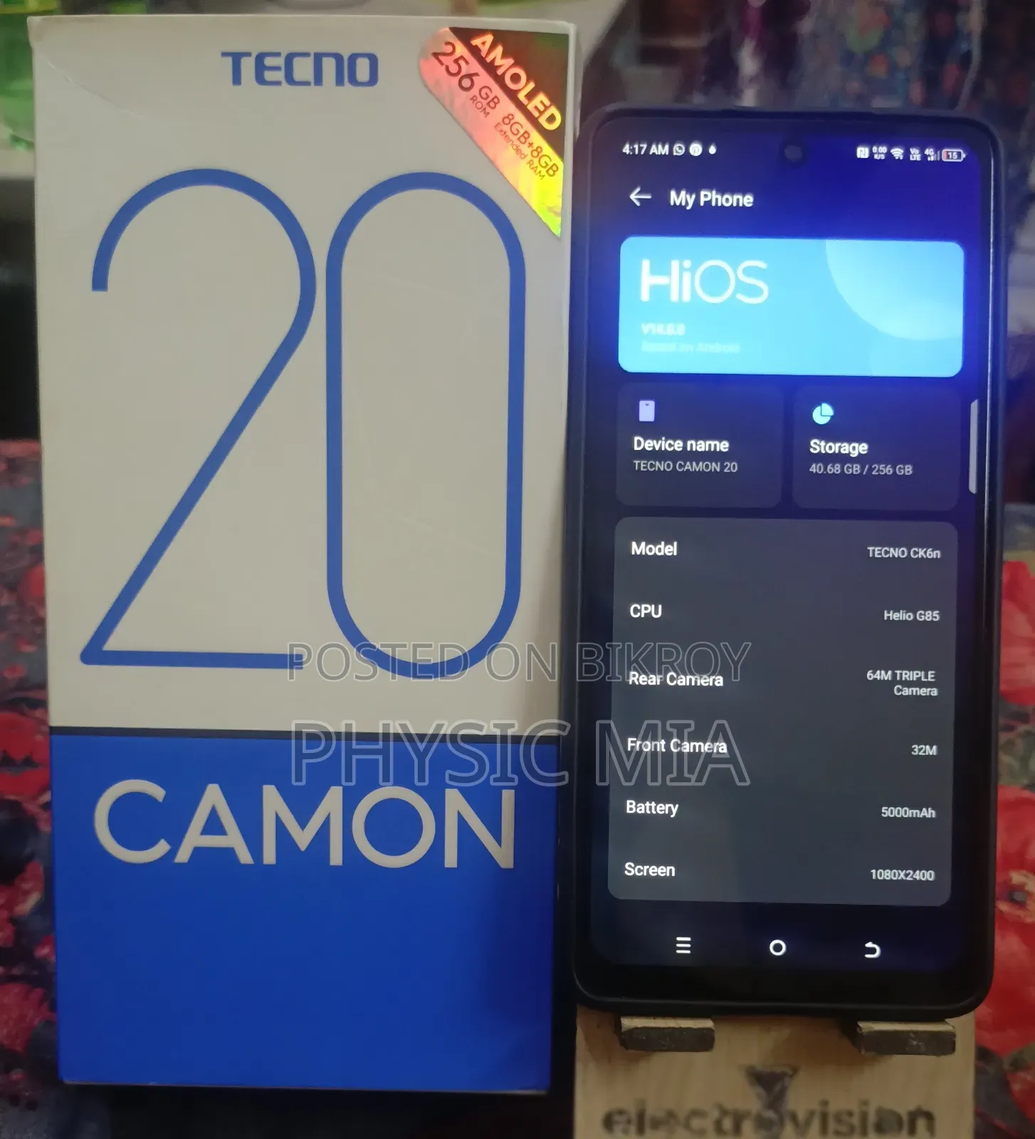 Tecno Camon 20 256 GB Blue