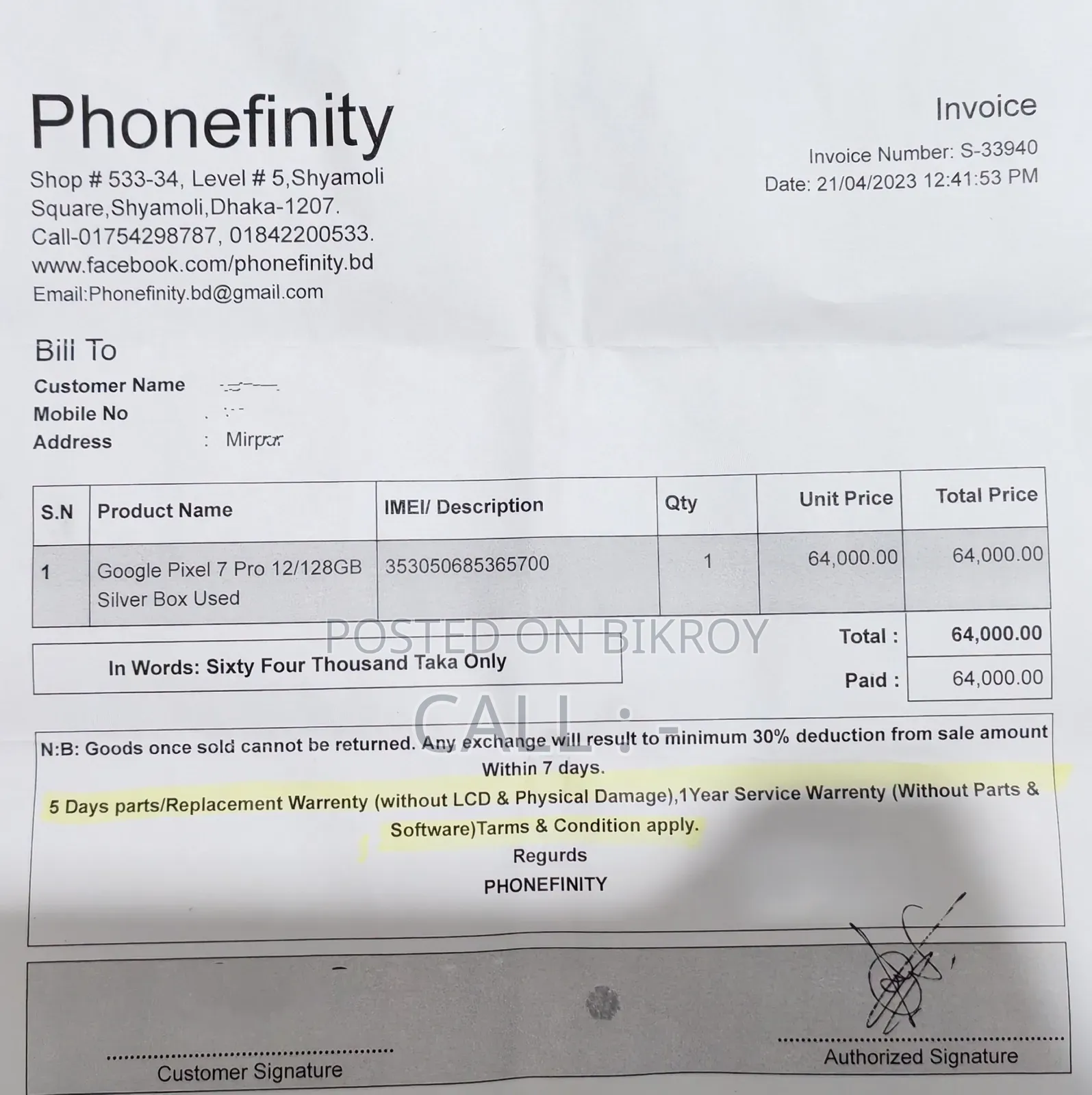 Google Pixel 7 Pro 128 GB White