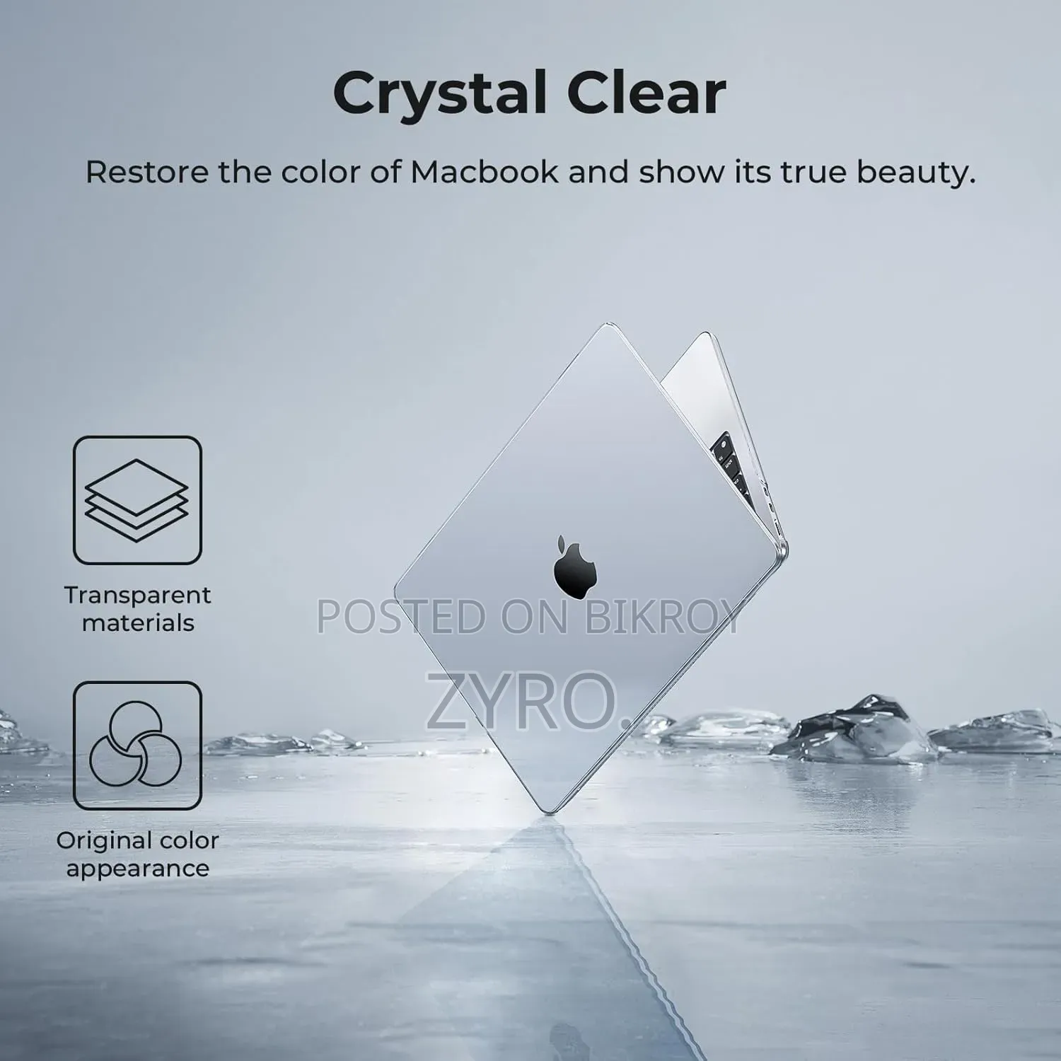 WiWU Crystal Shield Case for Macbook