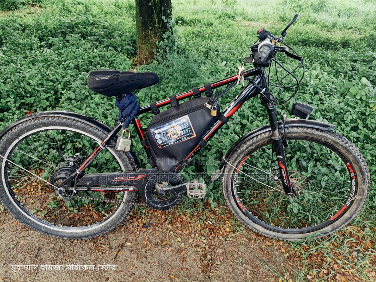 Electric Cycle, runs 35 km, new motor new battery Oil Brake
