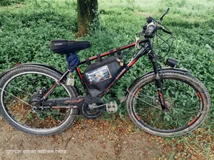 Electric Cycle, runs 35 km, new motor new battery Oil Brake