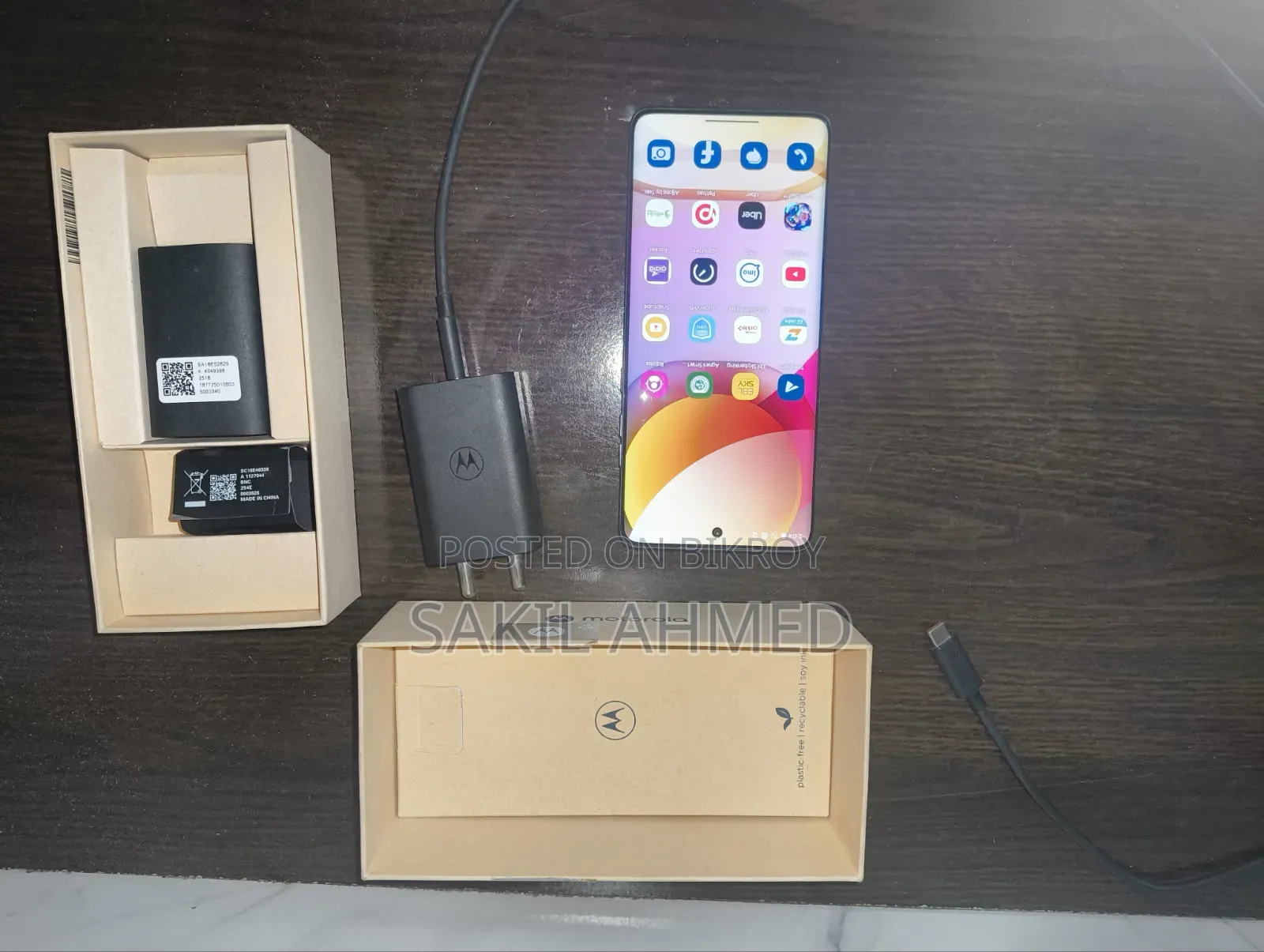 মোটোরোলা এজ ৬০ ফিউশন ২৫৬ জিবি গ্রে