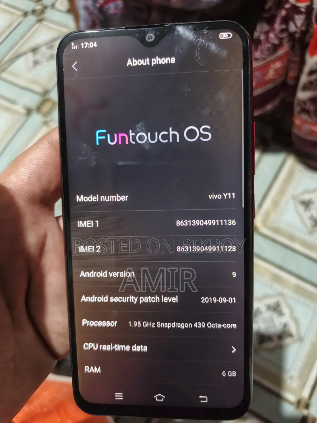 Vivo Y11 32 GB Red