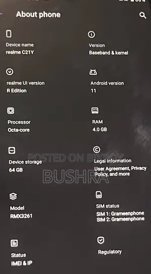 Realme C21Y 64 GB Graphite
