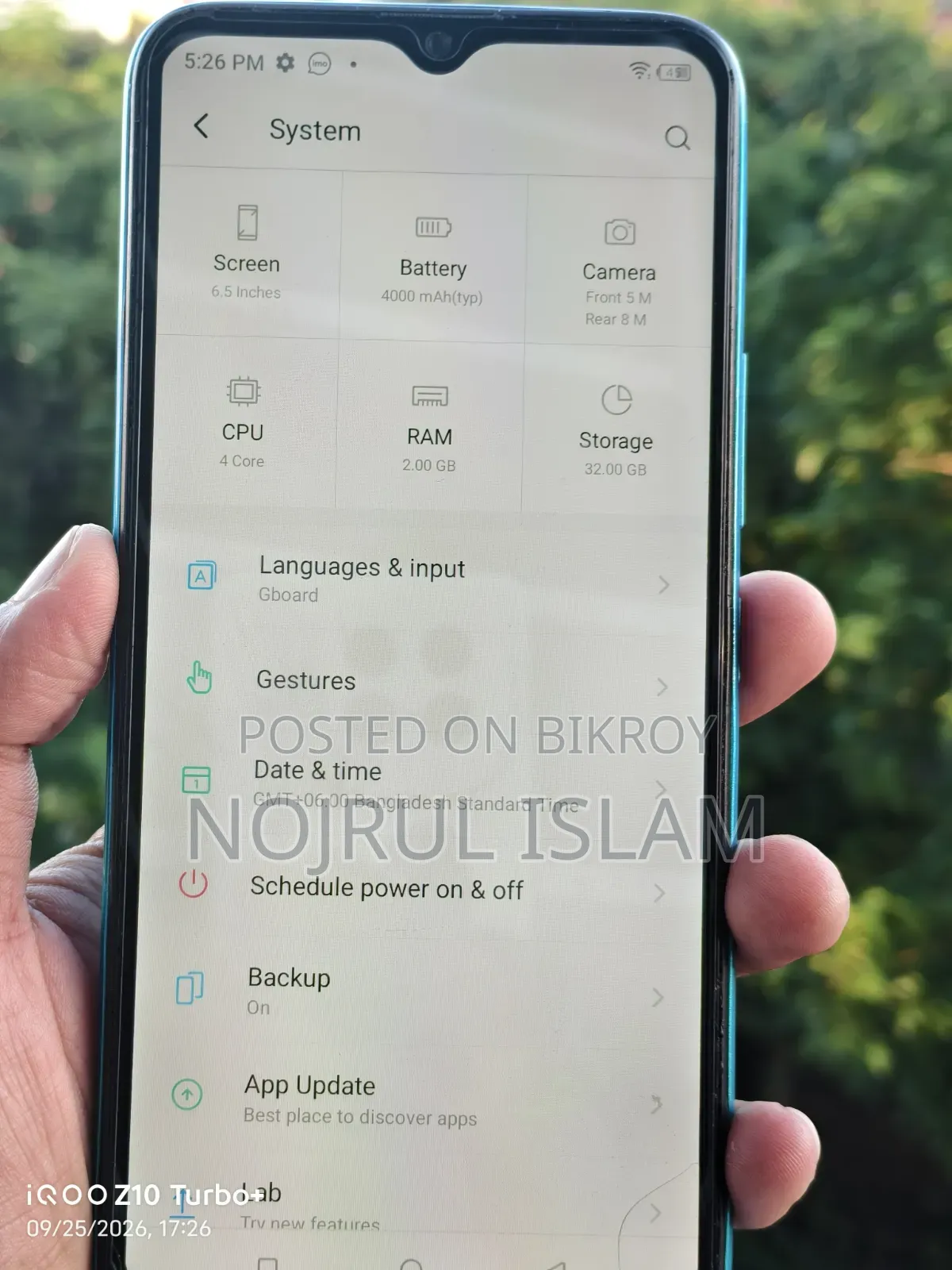 Itel Vision 1 Pro 32 GB Blue