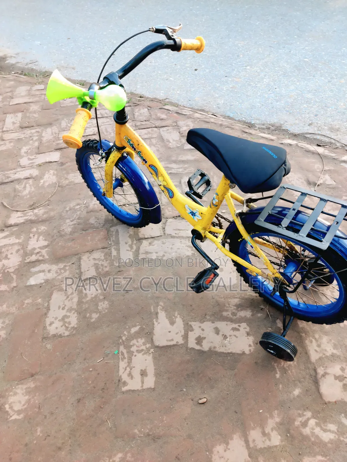 Shin-Chan 16" With Training Wheels – New Tyre Brake Set | ৳3,800
