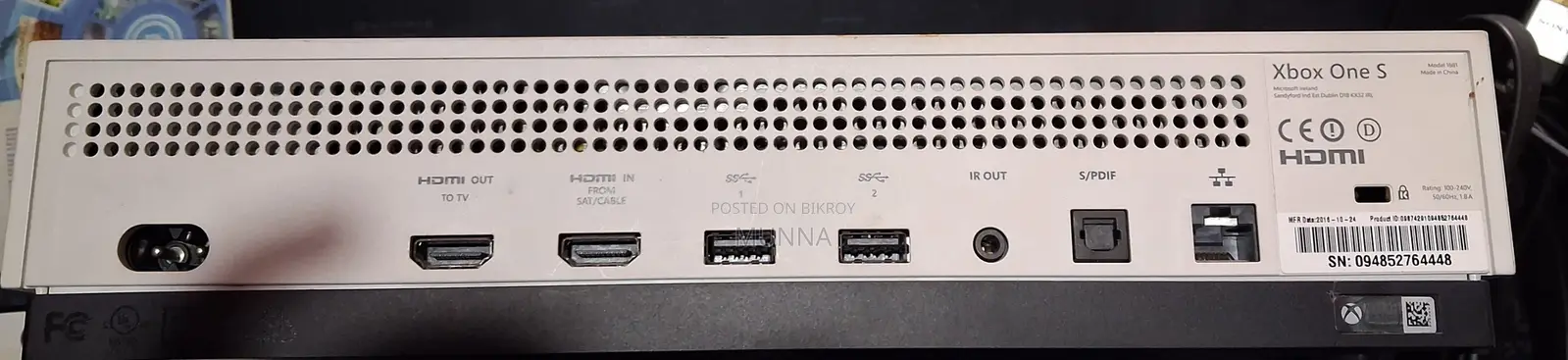 Xbox One S Console