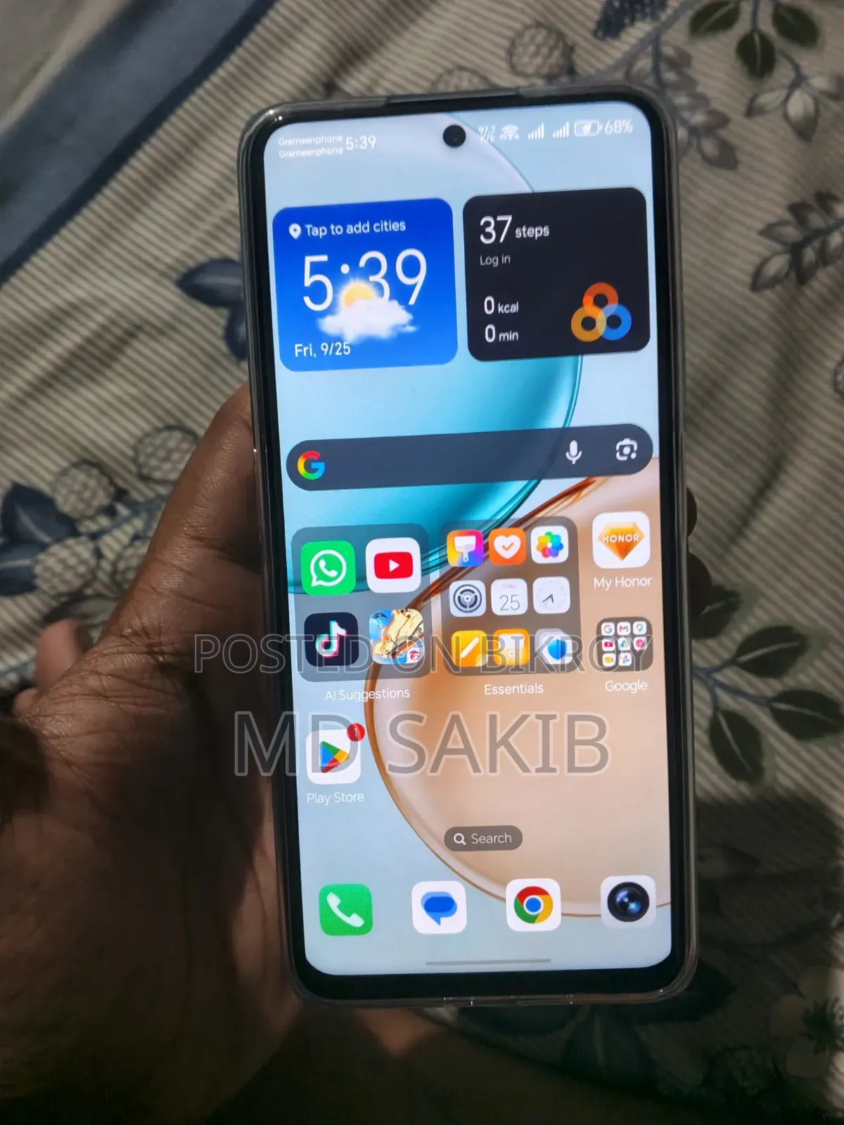 নতুন অনার এক্স৭ডি ২৫৬ জিবি নীল