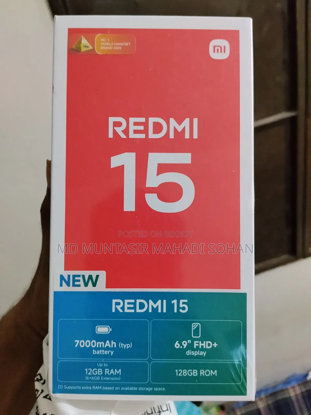 Xiaomi Redmi 15 128 GB Black