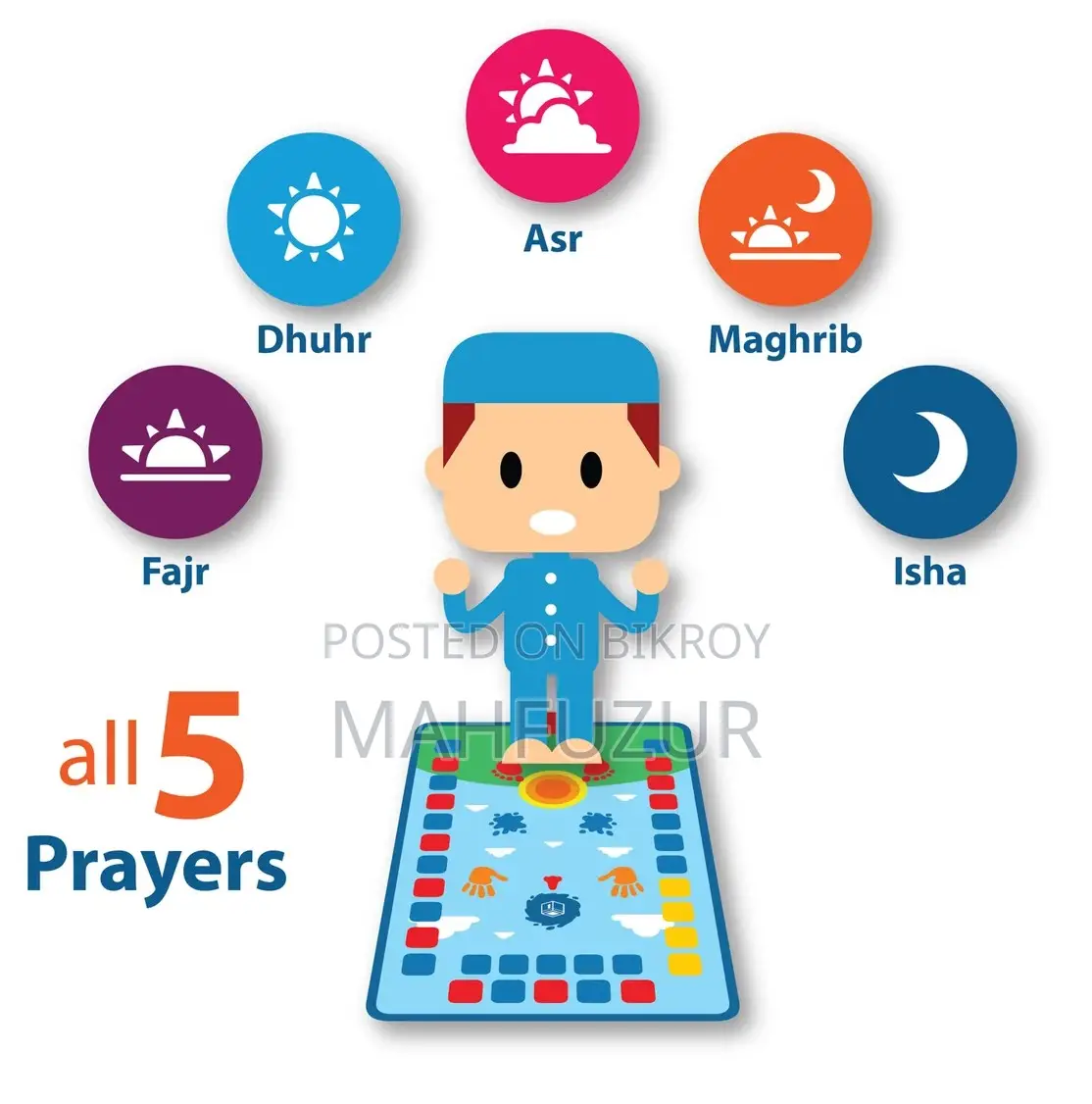 Interactive Digital Prayer Mat | Kids Salah Learning