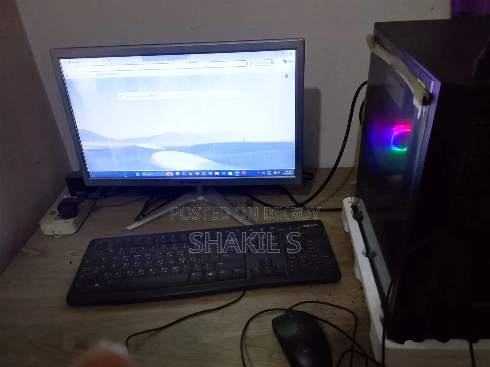 Desktop Computer 8GB Intel Core i3 HDD+SSD 128GB