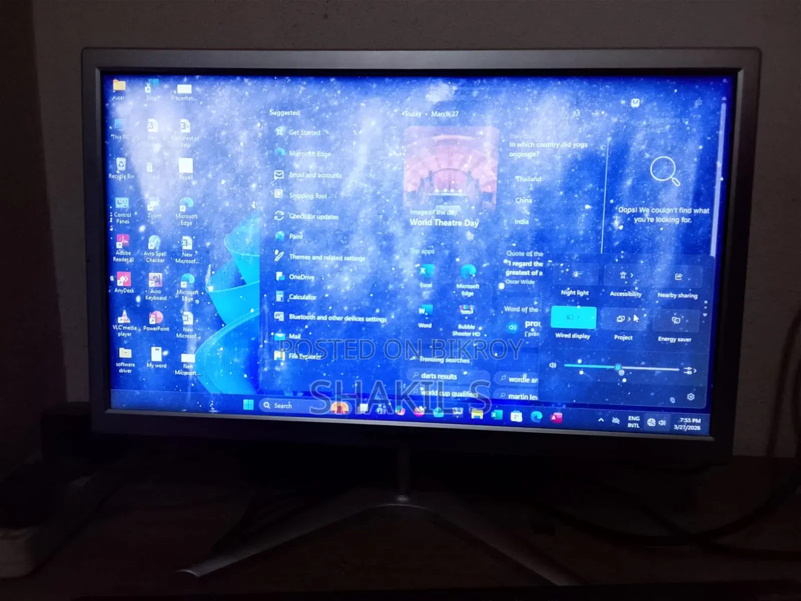 Desktop Computer 8GB Intel Core i3 HDD+SSD 128GB