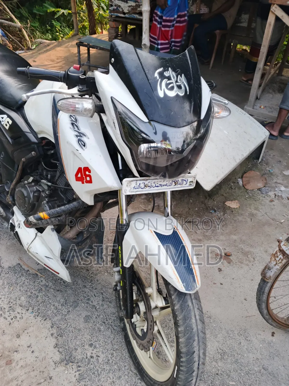 TVS Apache RTR 160 2V 2014 White
