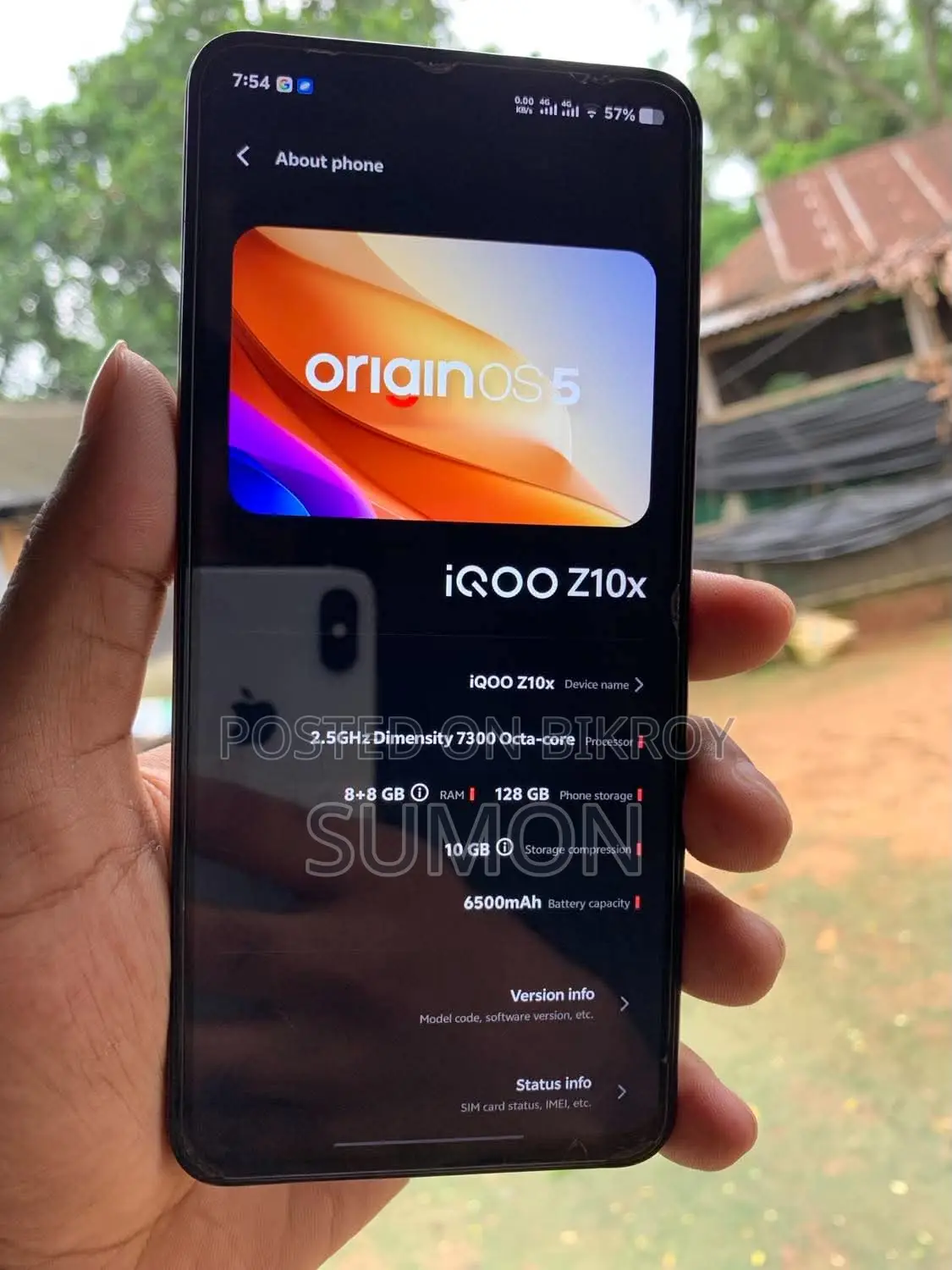 iQOO Z10x 128 GB Silver