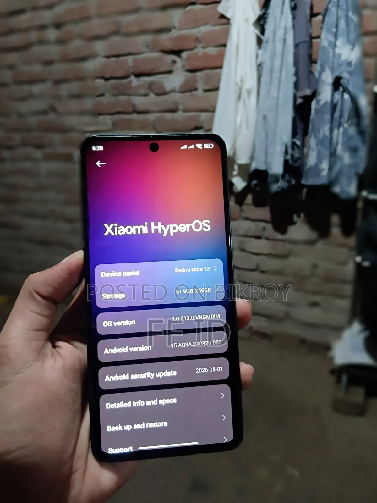 Xiaomi Redmi Note 13 256 GB Black
