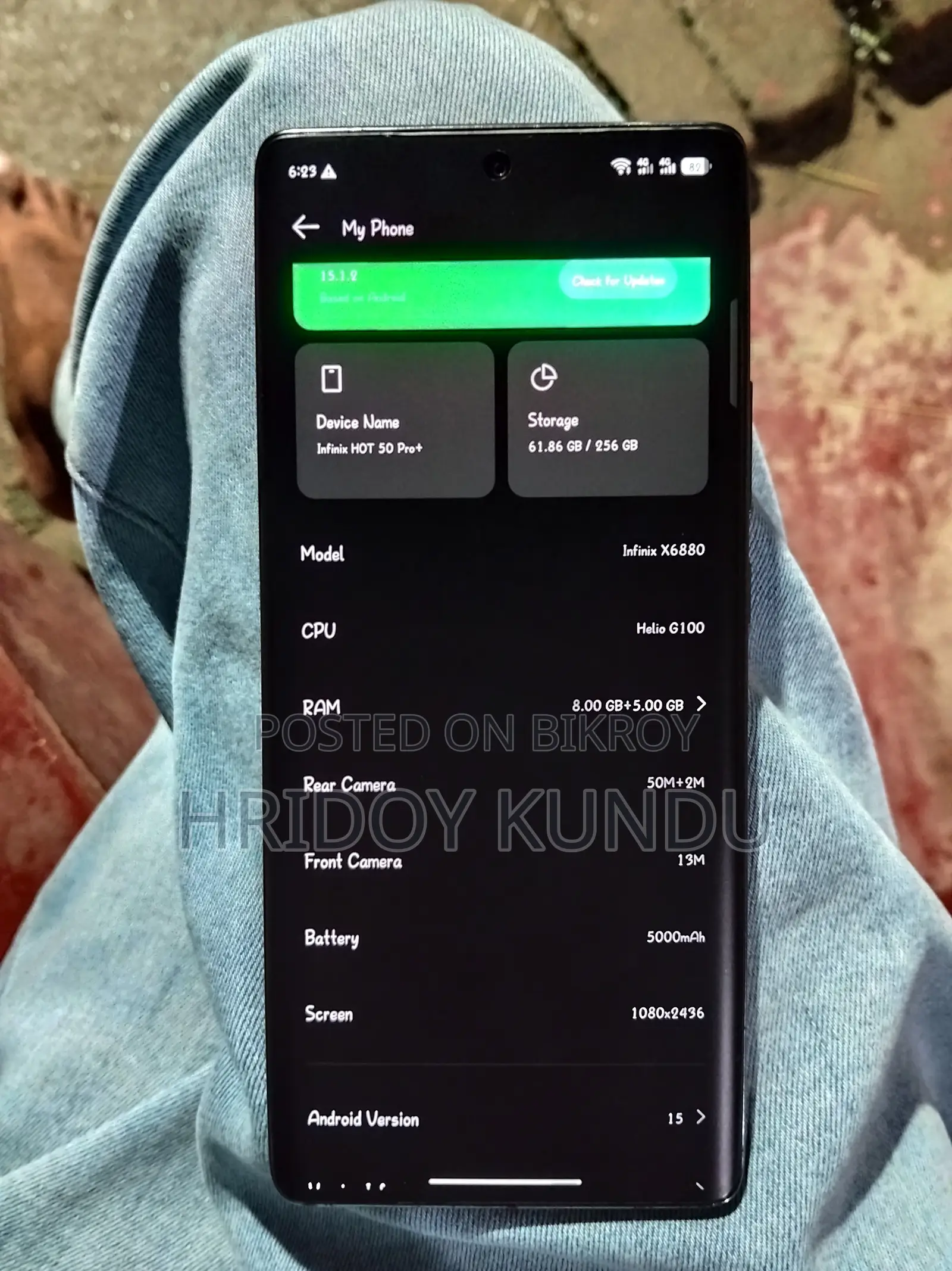 Infinix Hot 50 Pro+ 4G 256 GB Gray