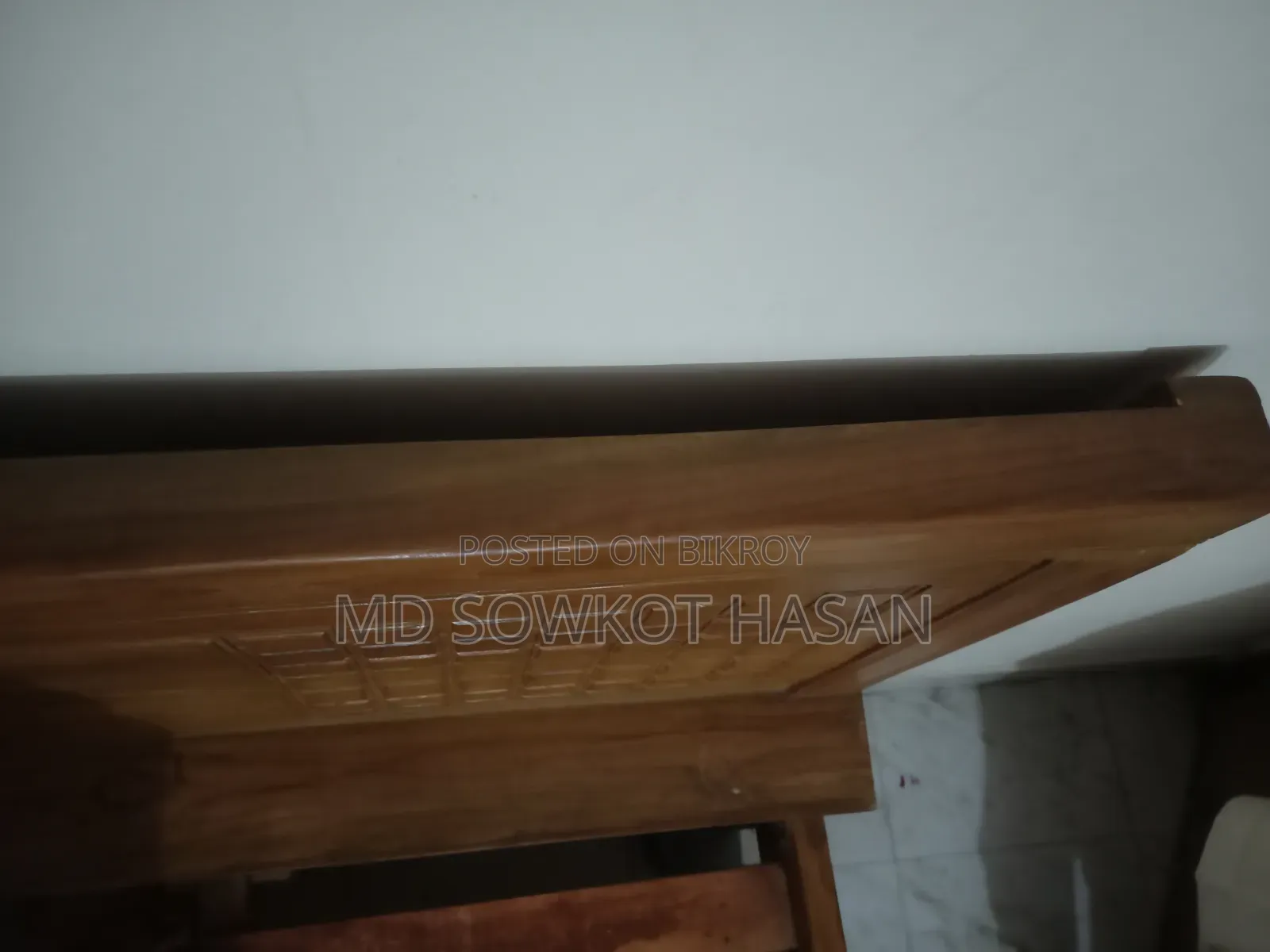 শেগুন কাঠের খাট ৬/৭