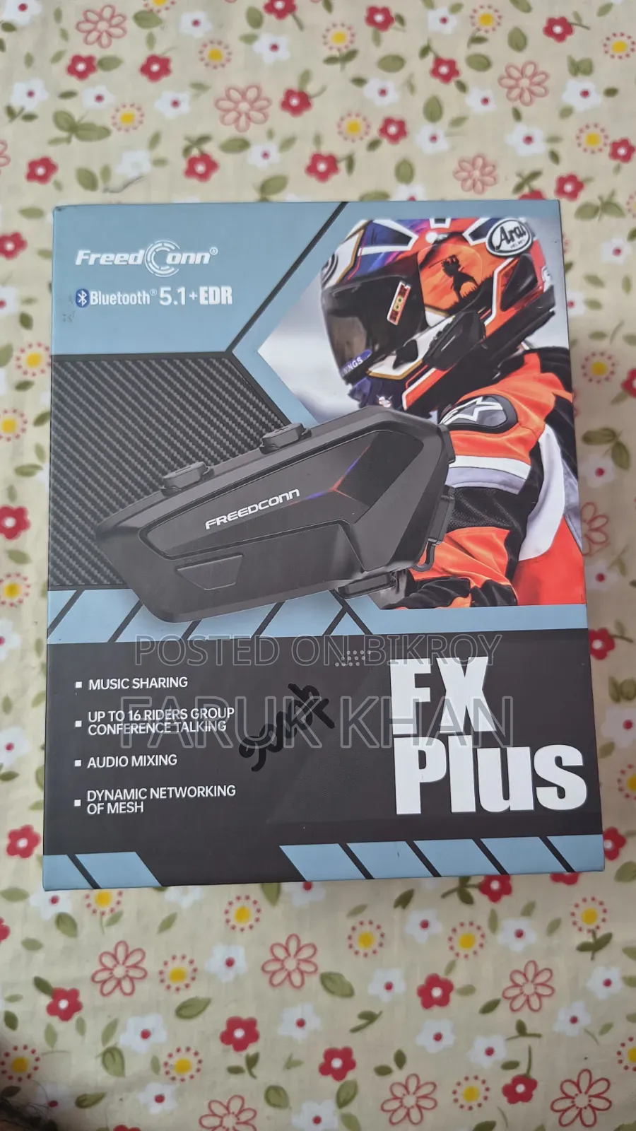 Freedconn Fx Plus Helmet Bluetooth Headset