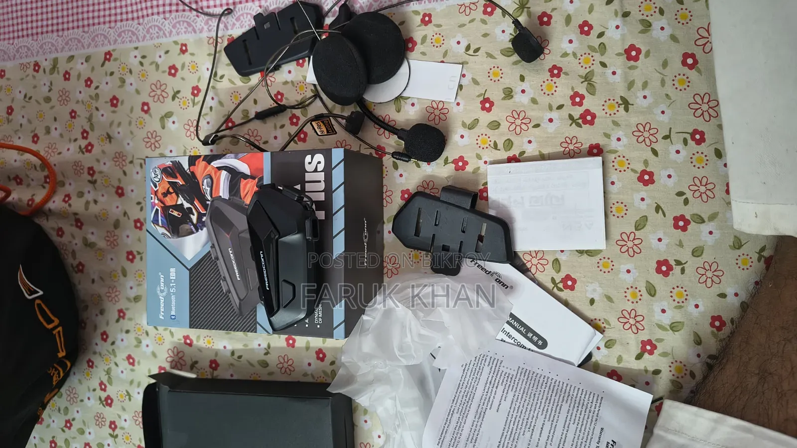 Freedconn Fx Plus Helmet Bluetooth Headset