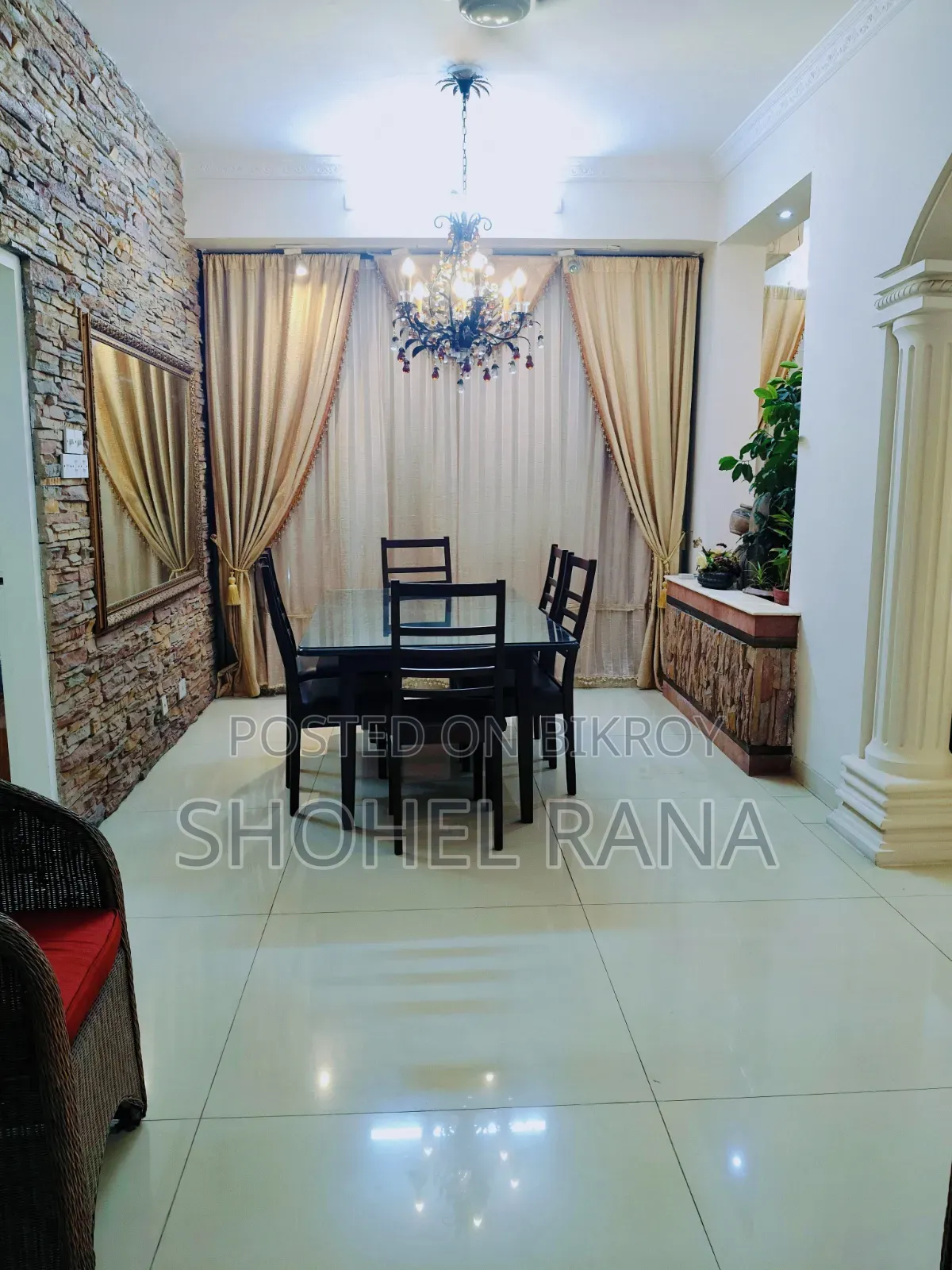 Furnished 3-bedroom Apartment in Rangs Roseland, Banani for sale