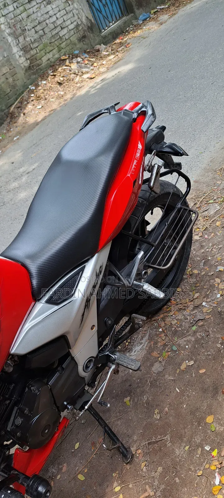 টিভিএস আপাচে আরটিআর ১৬০ ৪ভি ২০২১ লাল