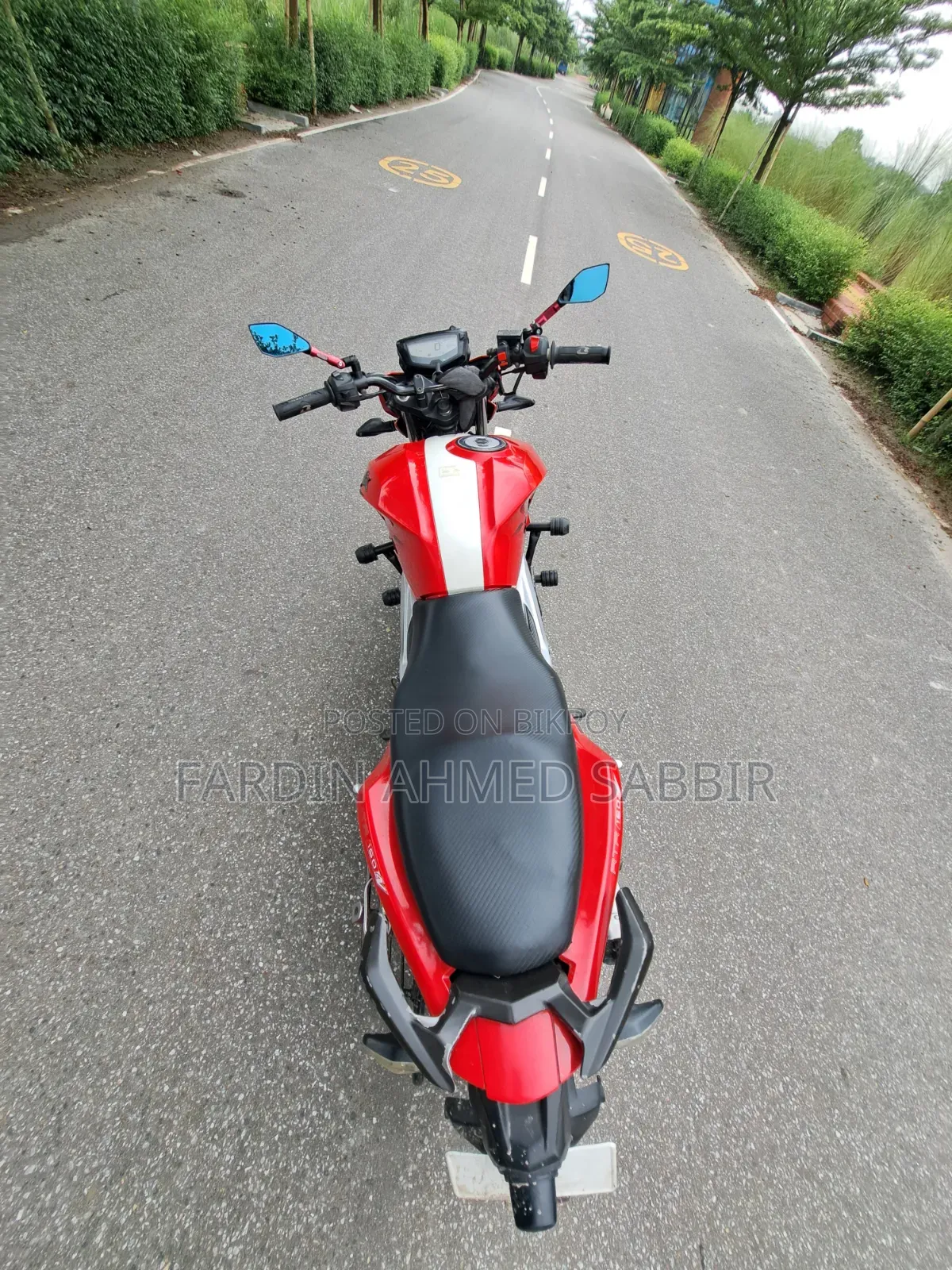 টিভিএস আপাচে আরটিআর ১৬০ ৪ভি ২০২১ লাল
