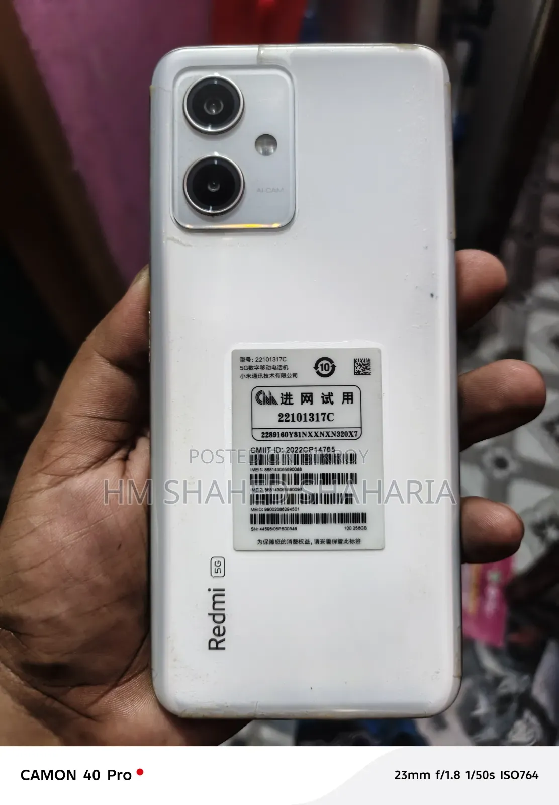 Xiaomi Redmi Note 12 256 GB White