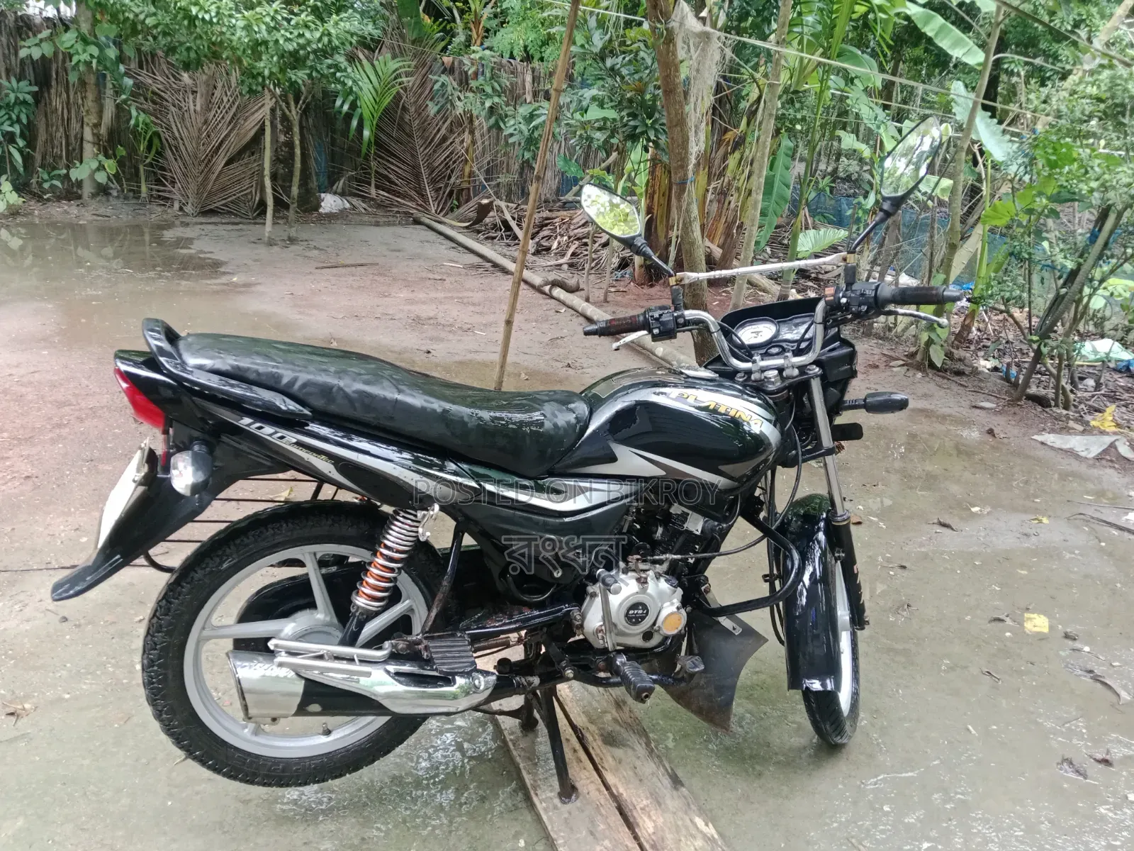 বাাজাজ প্ল্যাটিনা ১০০ ২০১৯ কালো