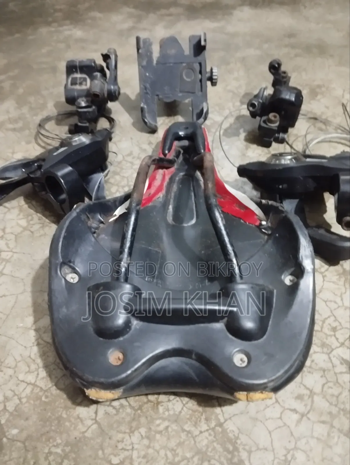Various bicycle parts