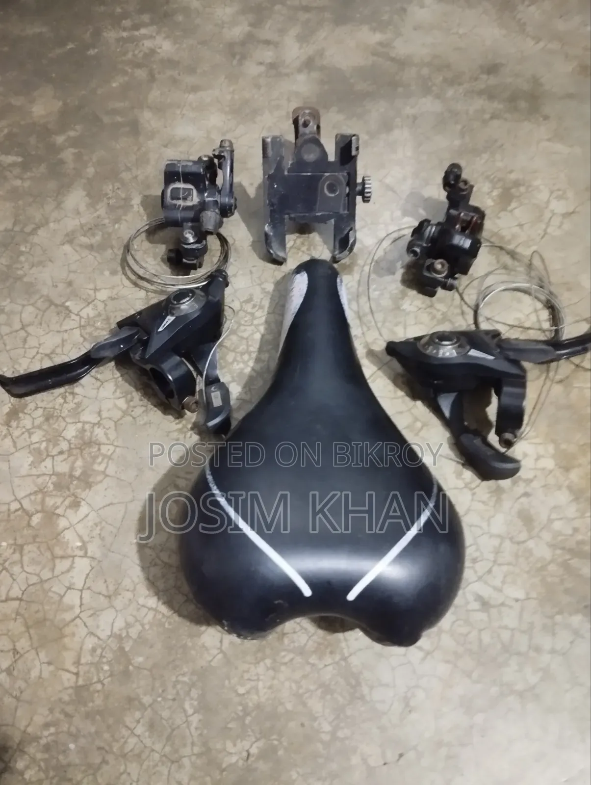 Various bicycle parts