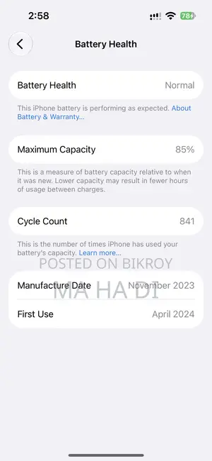 Apple iPhone 15 Pro 256 GB Black