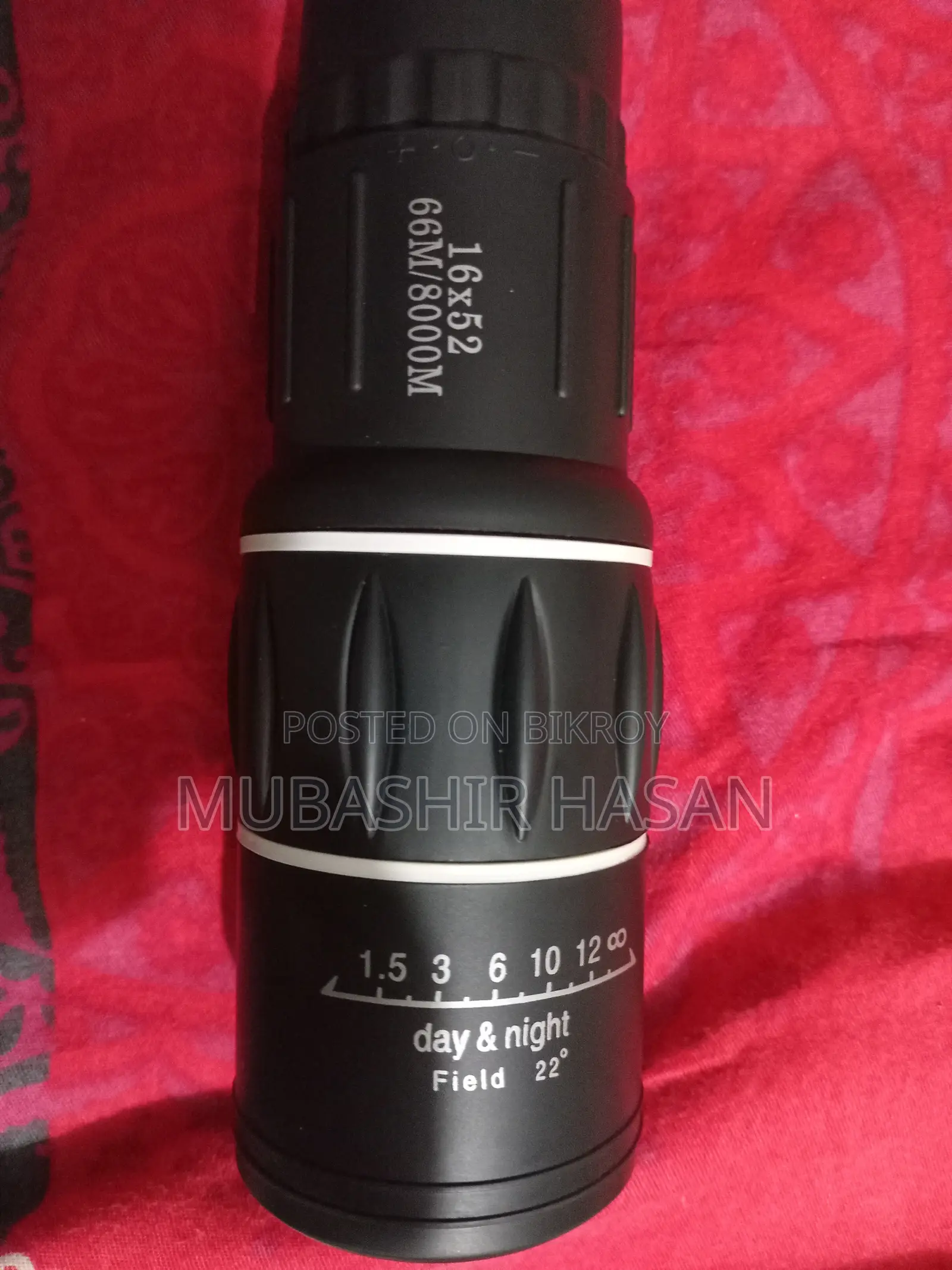 16x52 Monocular