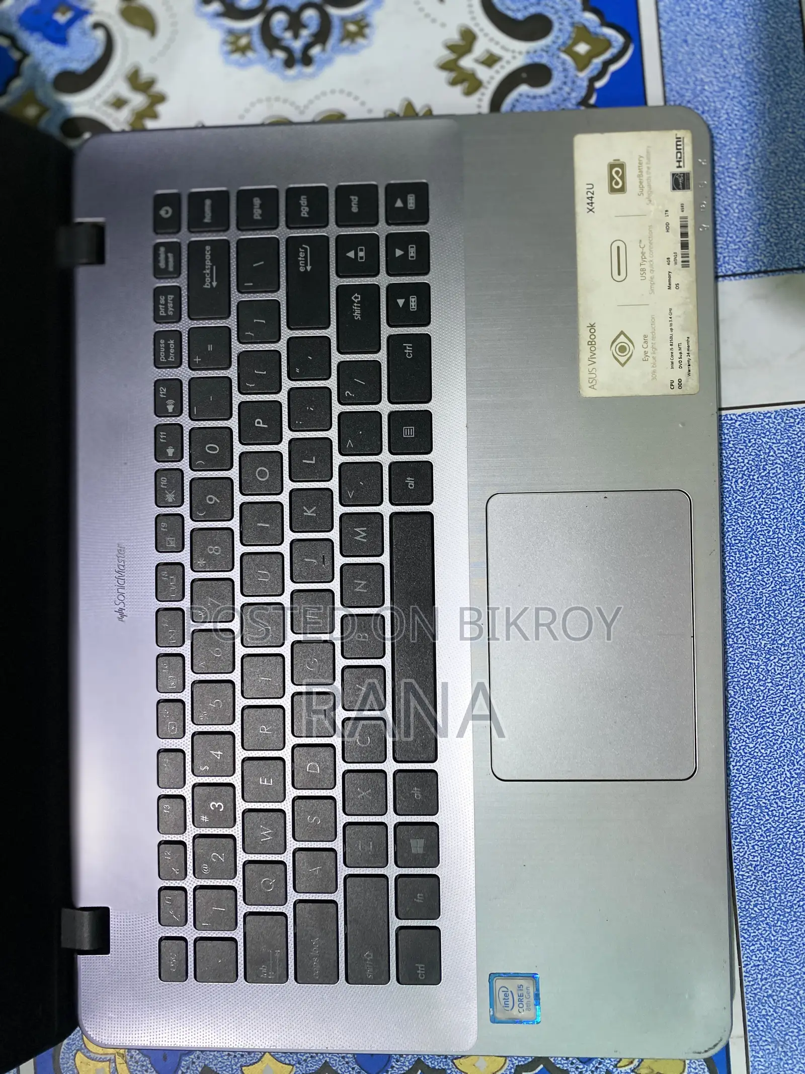 Laptop Asus 4GB Intel Core i5 HDD+SSD 1T