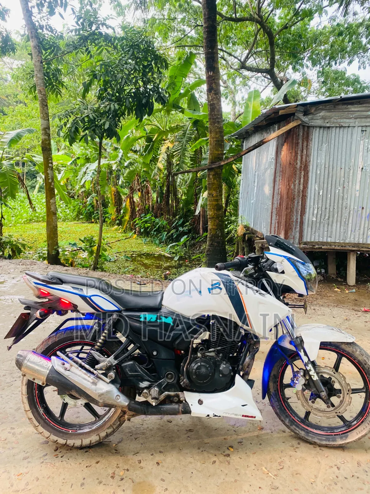 TVS Apache RTR 160 2V 2020 White