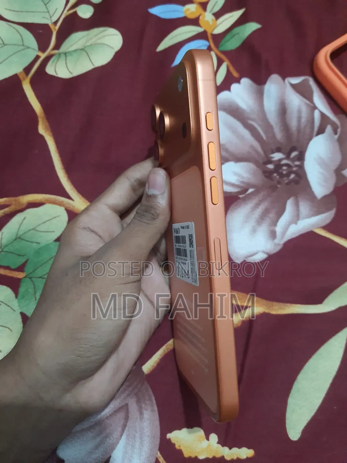 ডব্লিউ অ্যান্ড ও ১৭ প্রো ম্যাক্স ১২৮ জিবি অরেঞ্জ