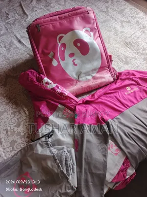 Foodpanda Bag, Rain Coat T Shirt