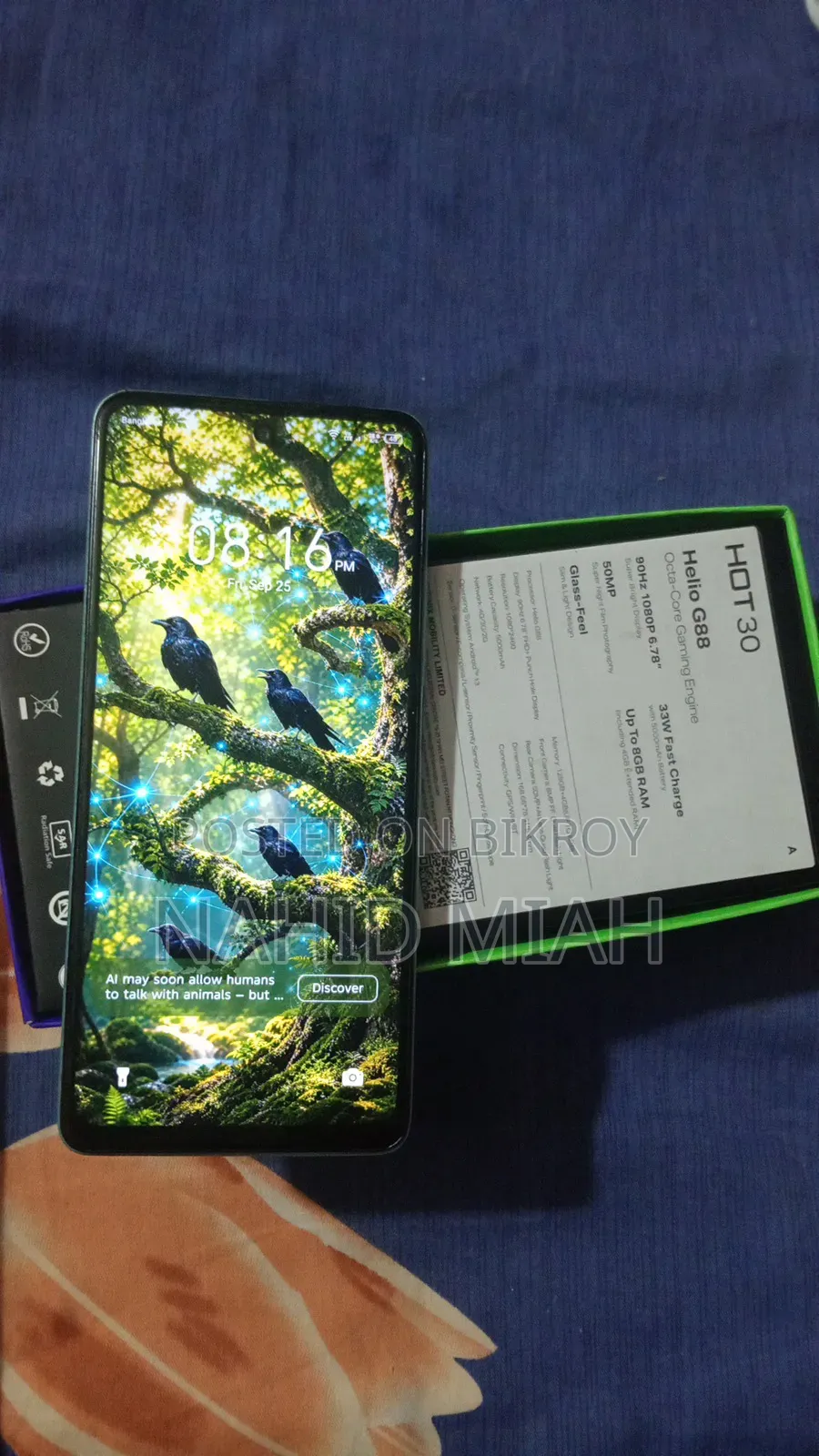 Infinix Hot 30 128 GB Green