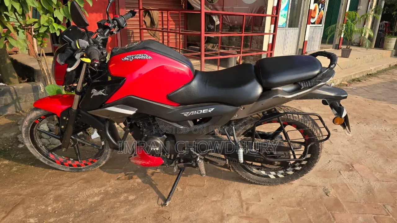 TVS Raider 125 2022 Red