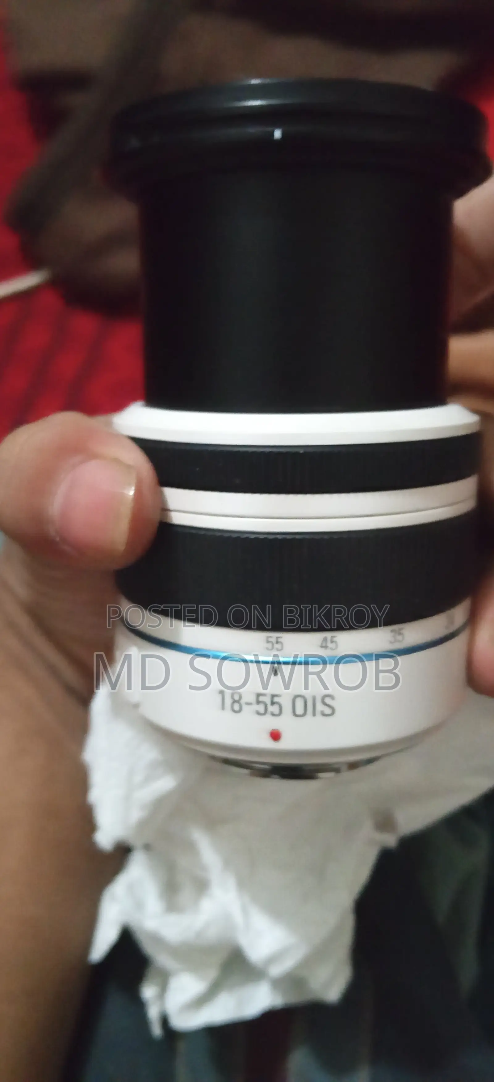 Samsung NX 18-55mm Zoom Lens (White) Full Fresh body.just 2 Time Used