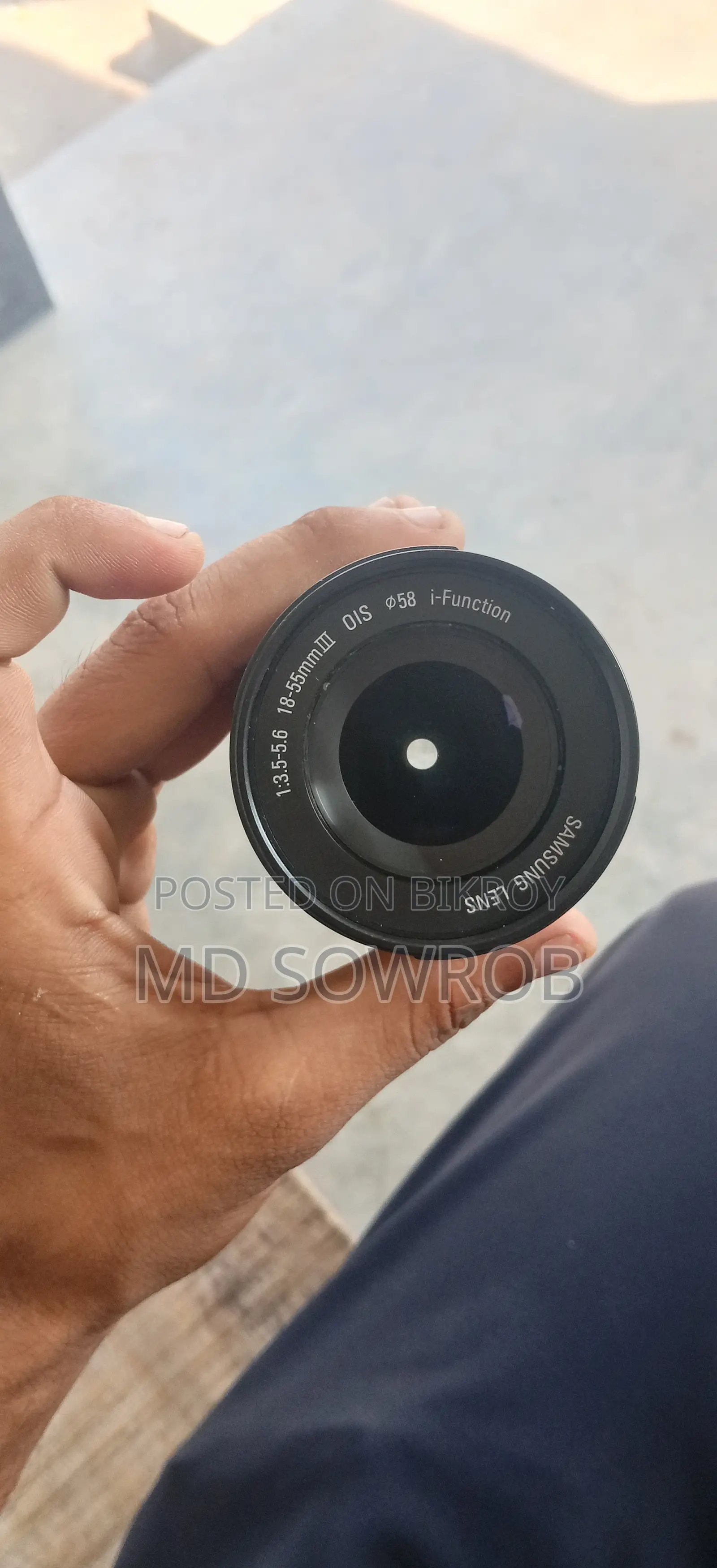 Samsung NX 18-55mm Zoom Lens (White) Full Fresh body.just 2 Time Used