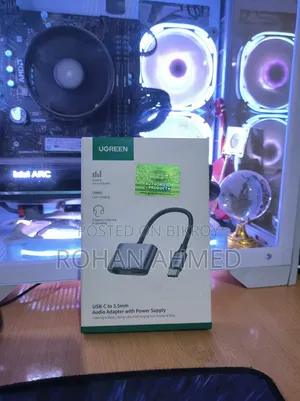 UGREEN 2 in 1 USB-C to 3.5mm Headphone Aux Audio Jack and Type-C PD