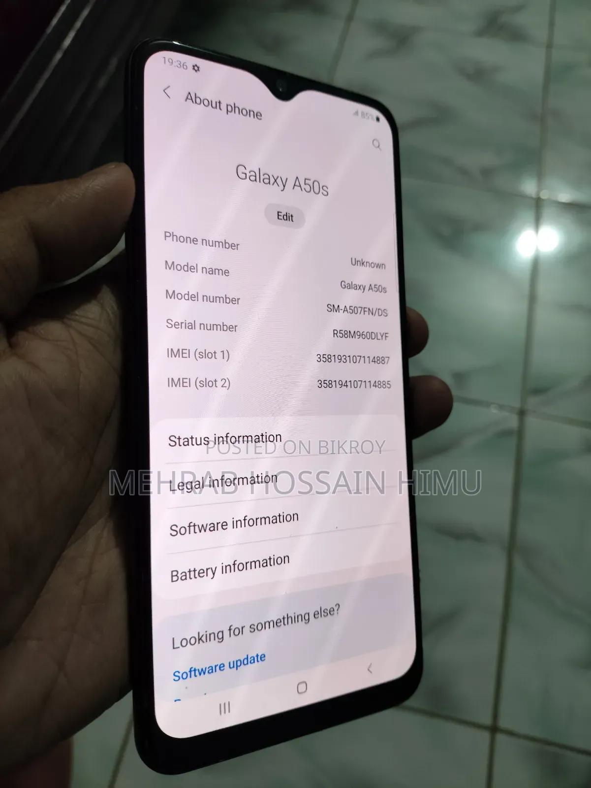 Samsung Galaxy A50s 128 GB Black