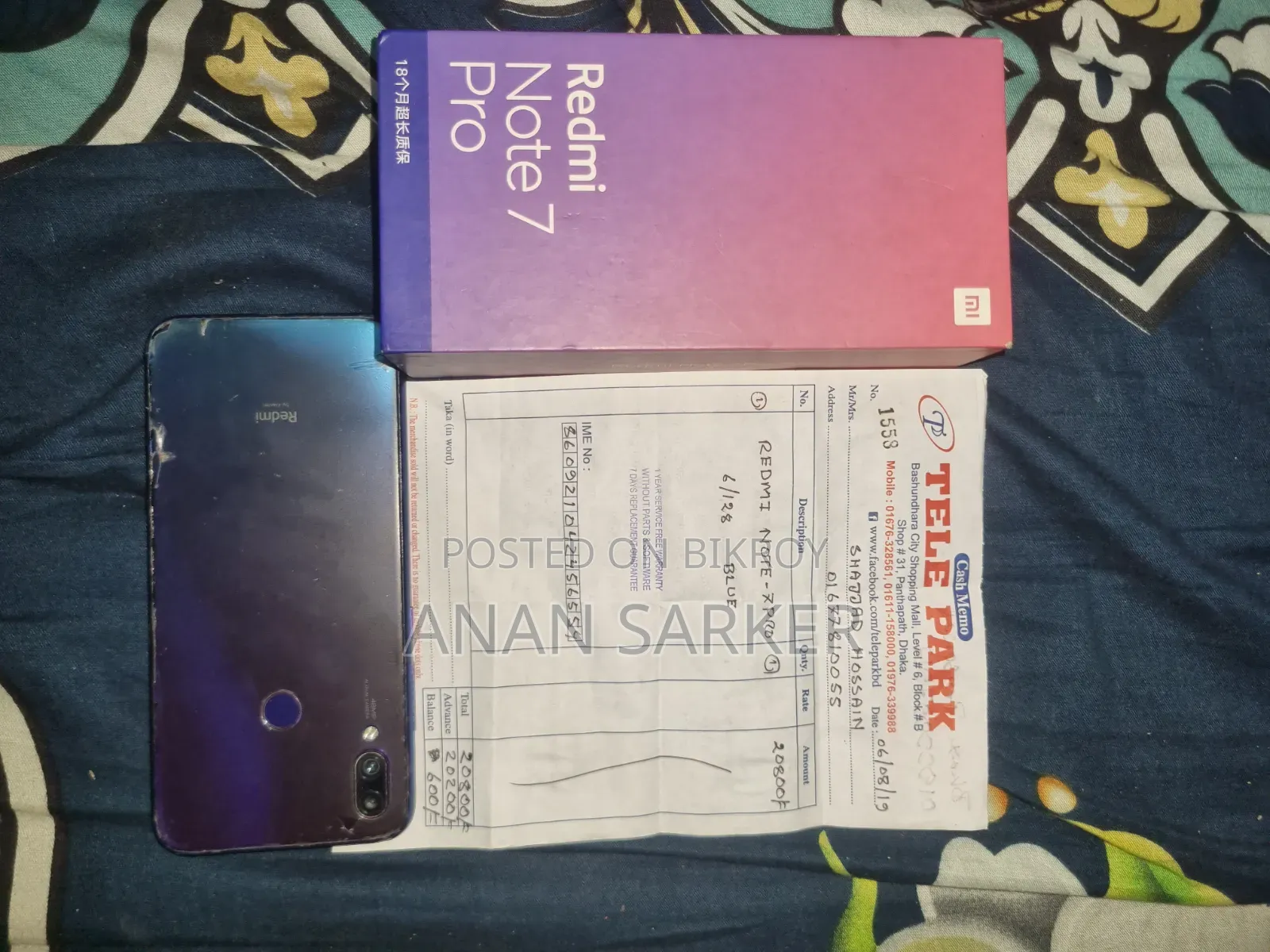 Xiaomi Redmi Note 7 Pro 128 GB Blue
