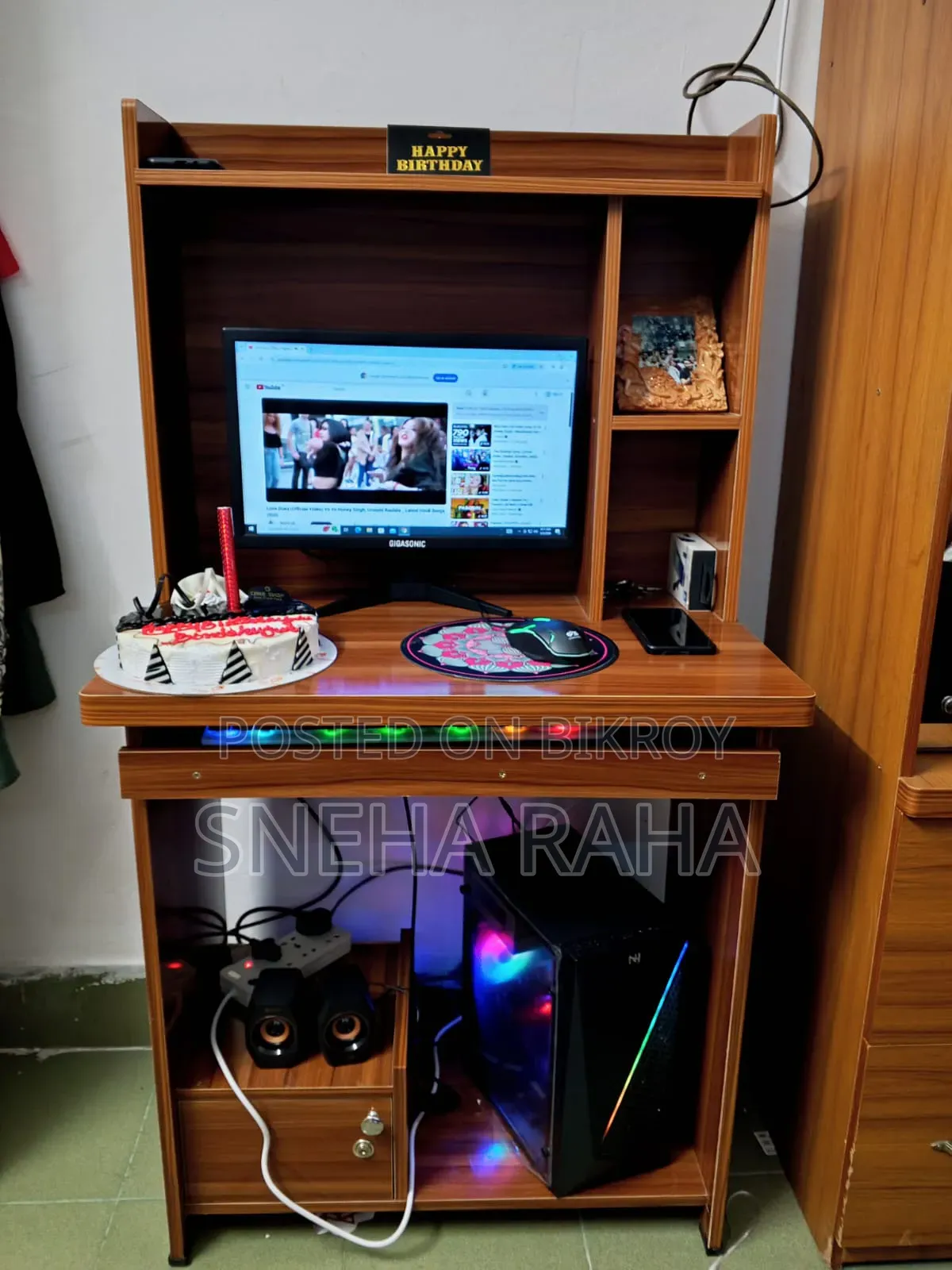 Desktop Computer 4GB Intel Core i3 SSD 128GB