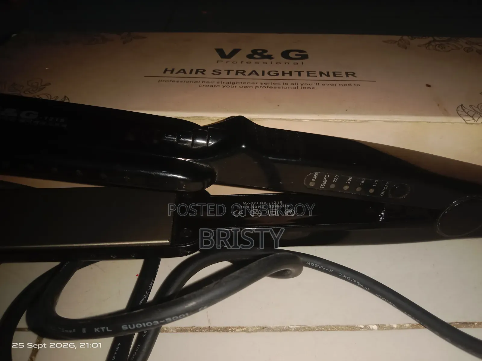 Straightener