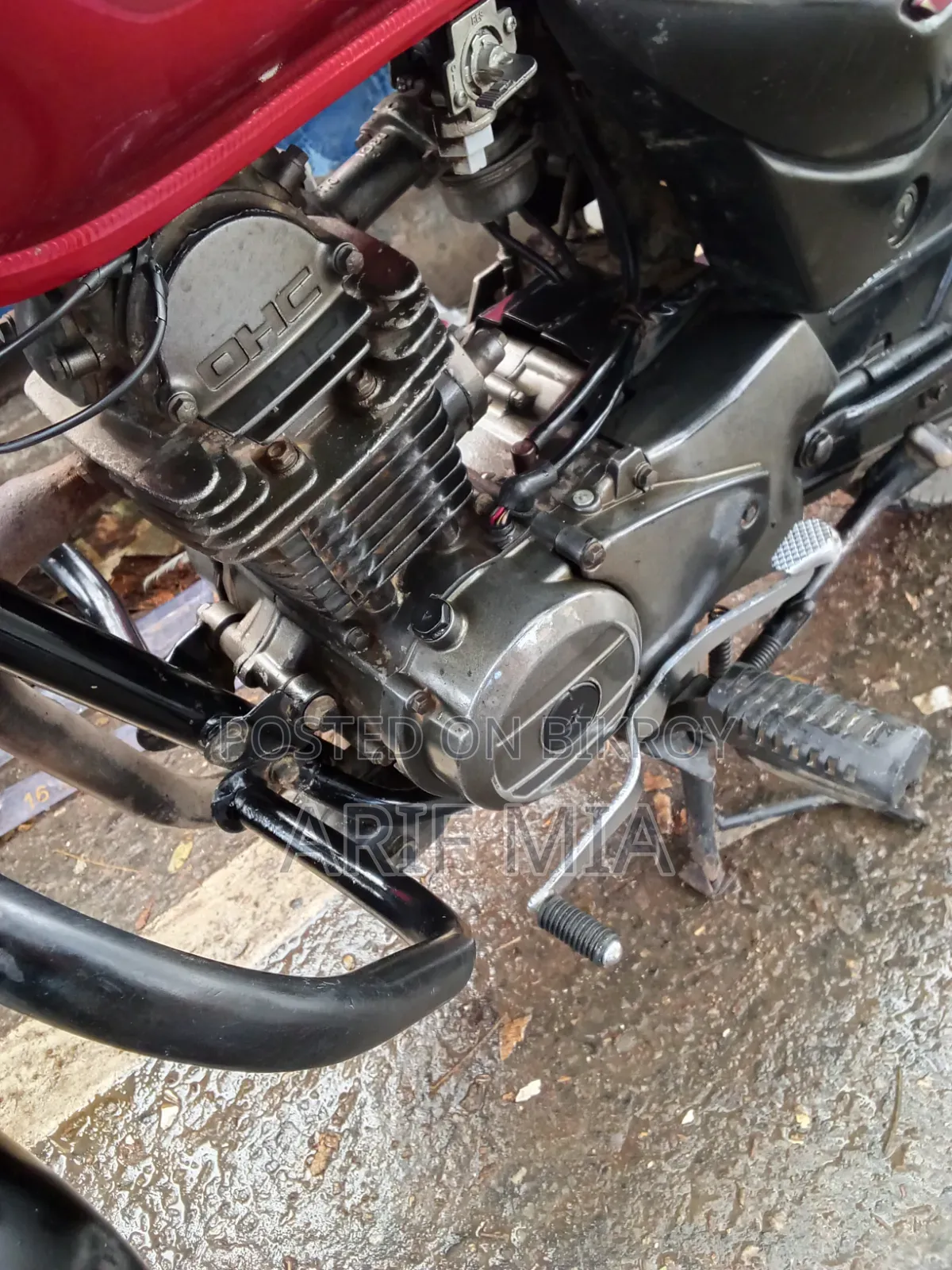 Bajaj Platina 100 2015 Red