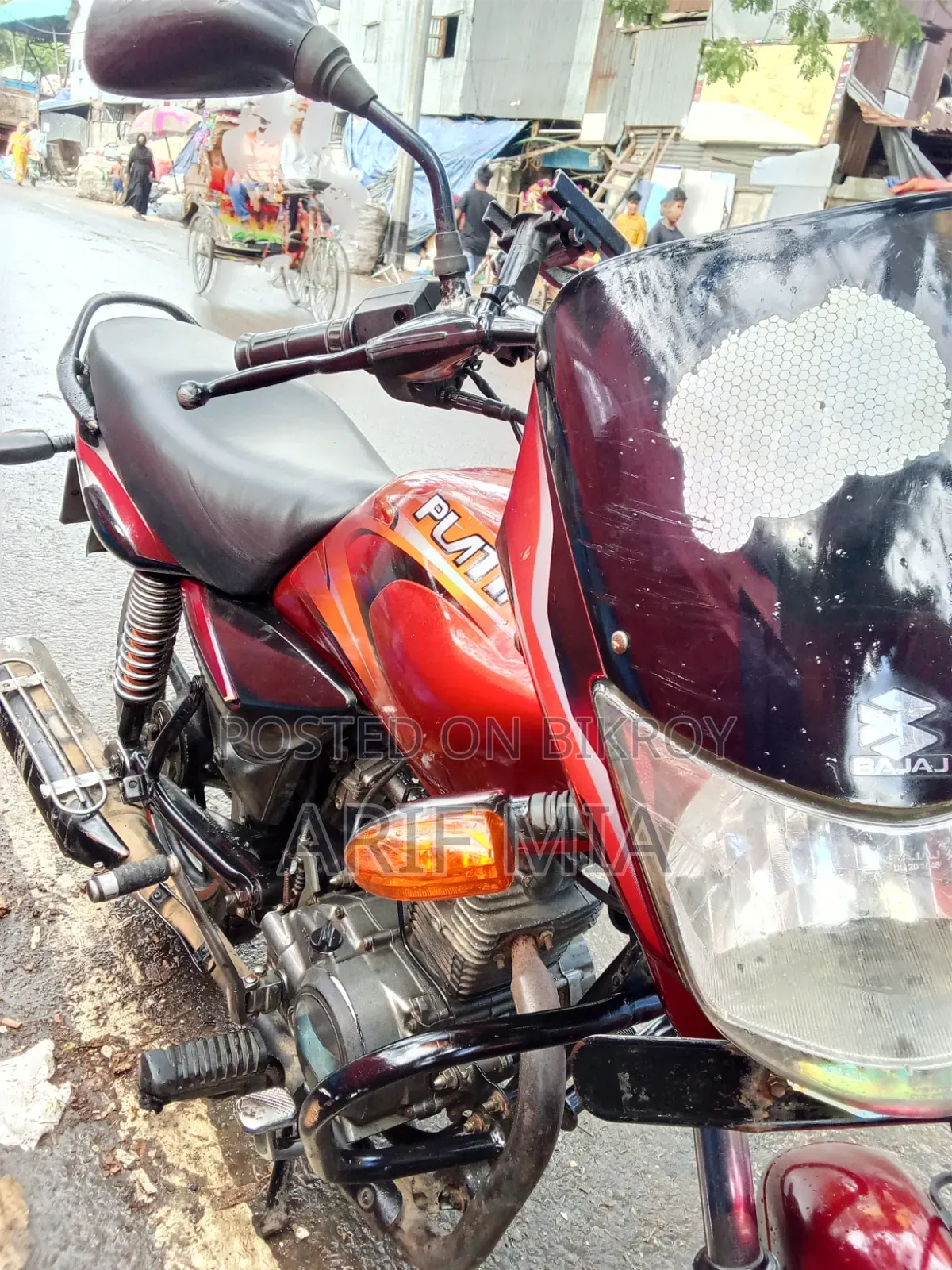 Bajaj Platina 100 2015 Red